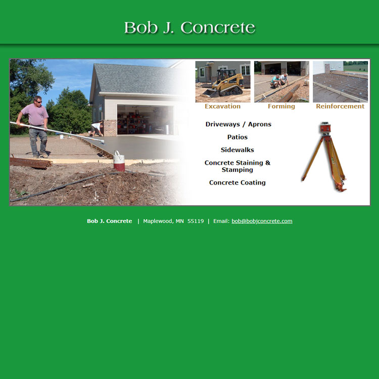 Bob J. Concrete-Before