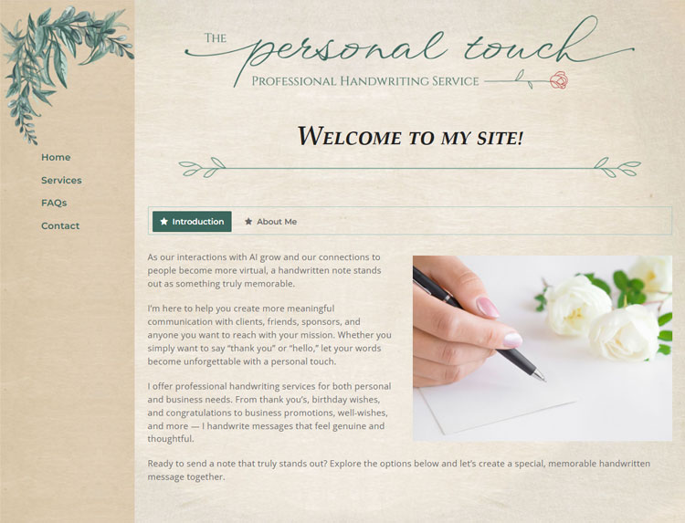 The Personal Touch